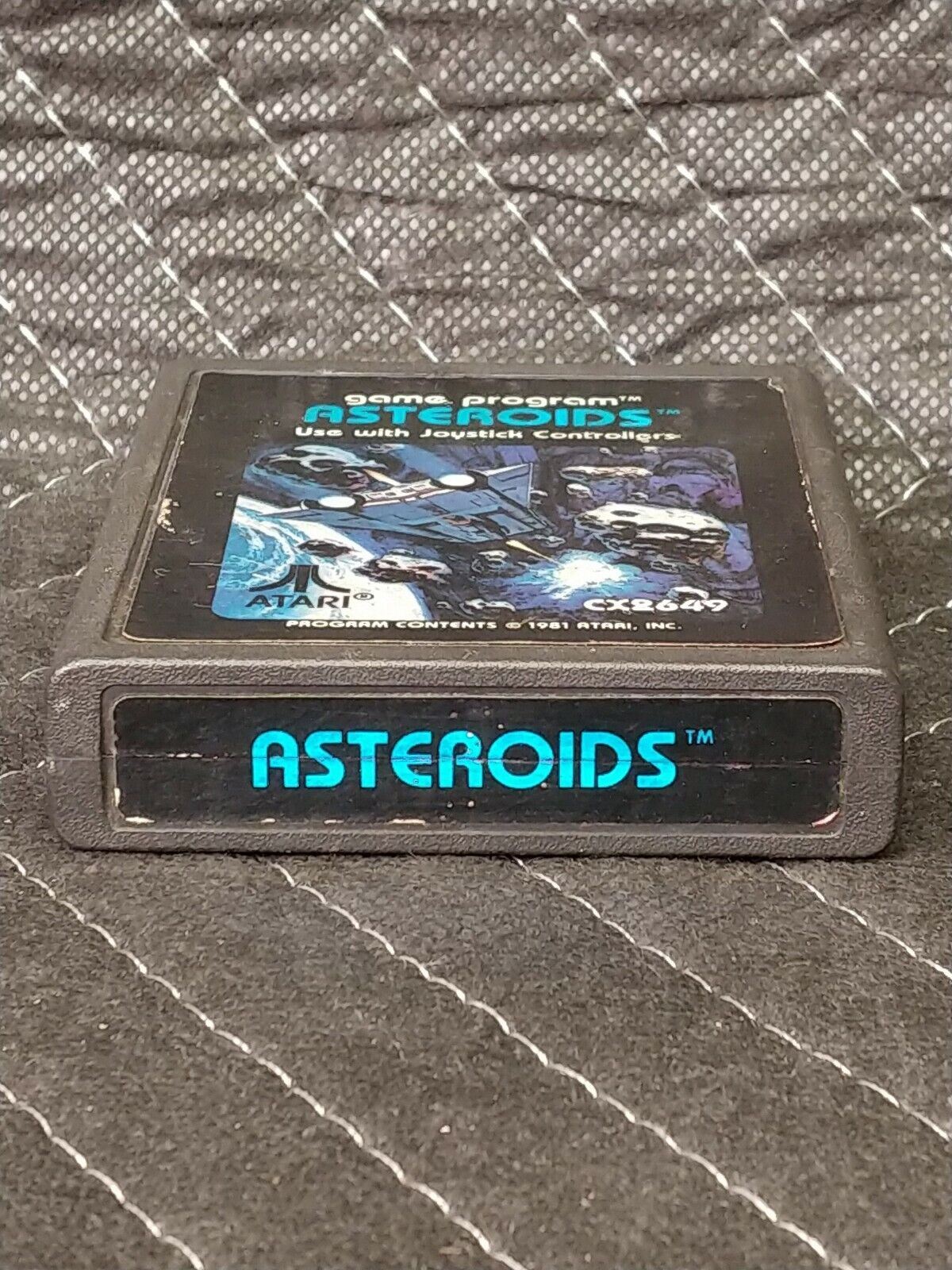 Asteroids Atari 2600 1981 Video Game Program Cartridge CX-2649