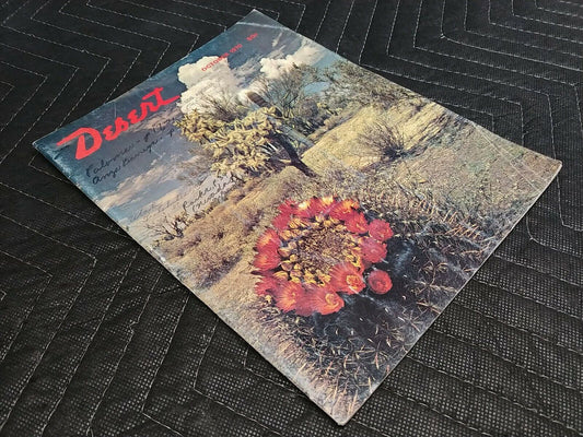 Vintage Desert Magazine October 1970