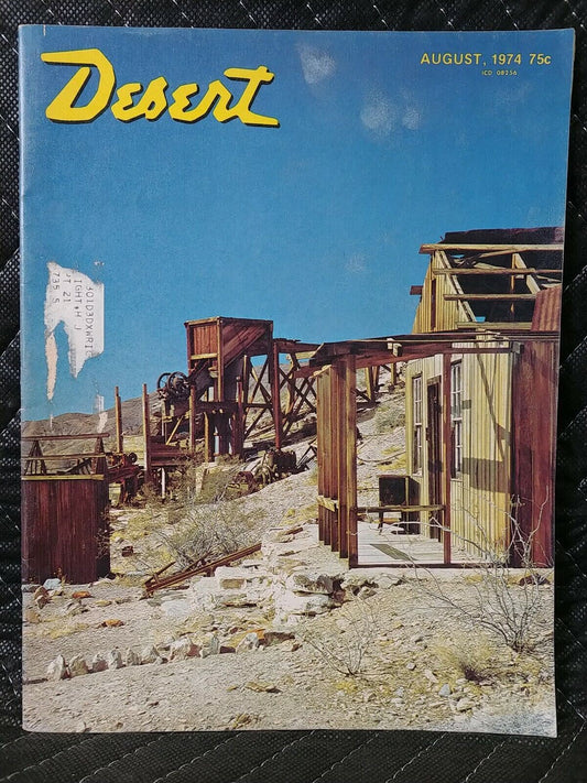 Vintage Desert Magazine August 1974