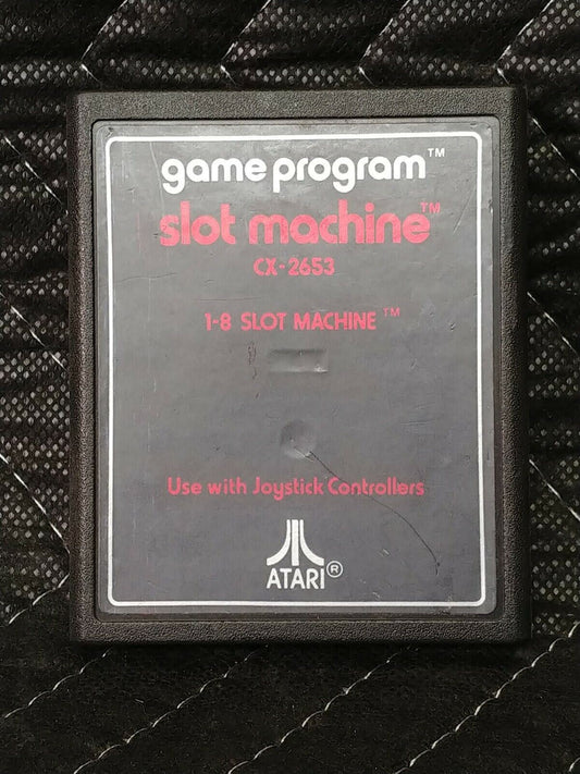 Atari Cartridge Game Program 1-8 Slot Machine CX-2653