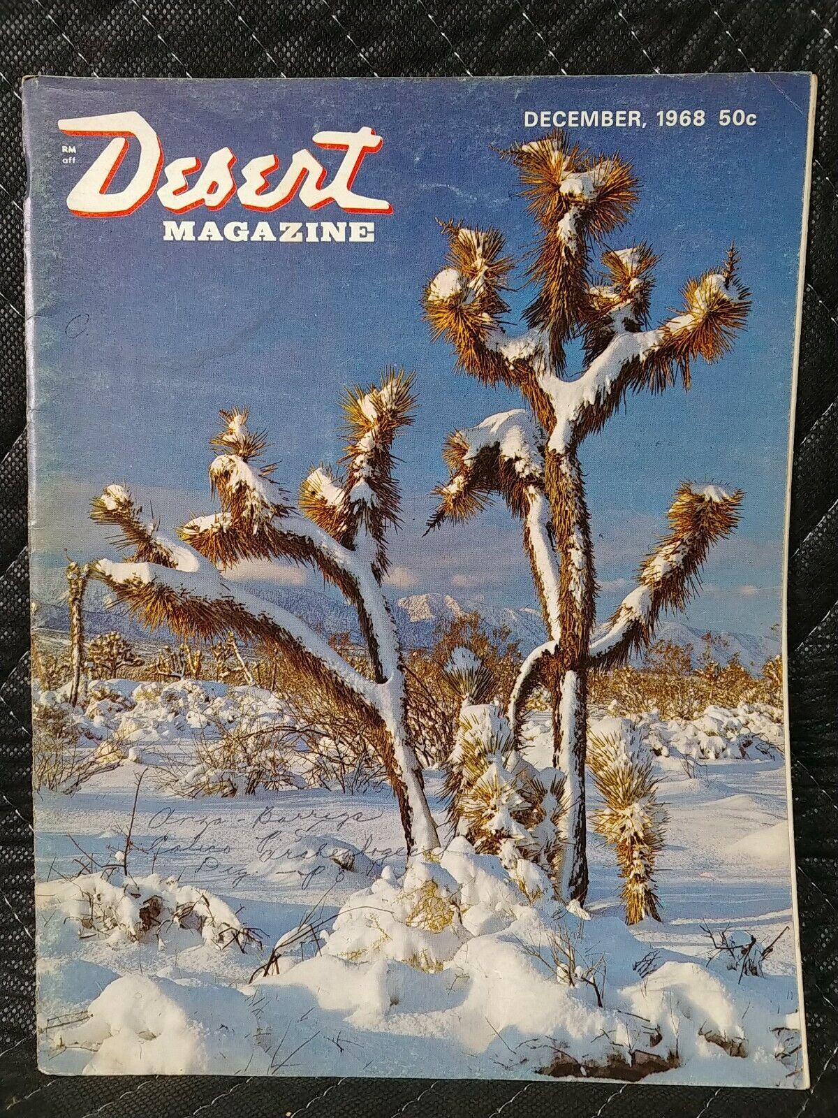 Vintage Desert Magazine December 1968