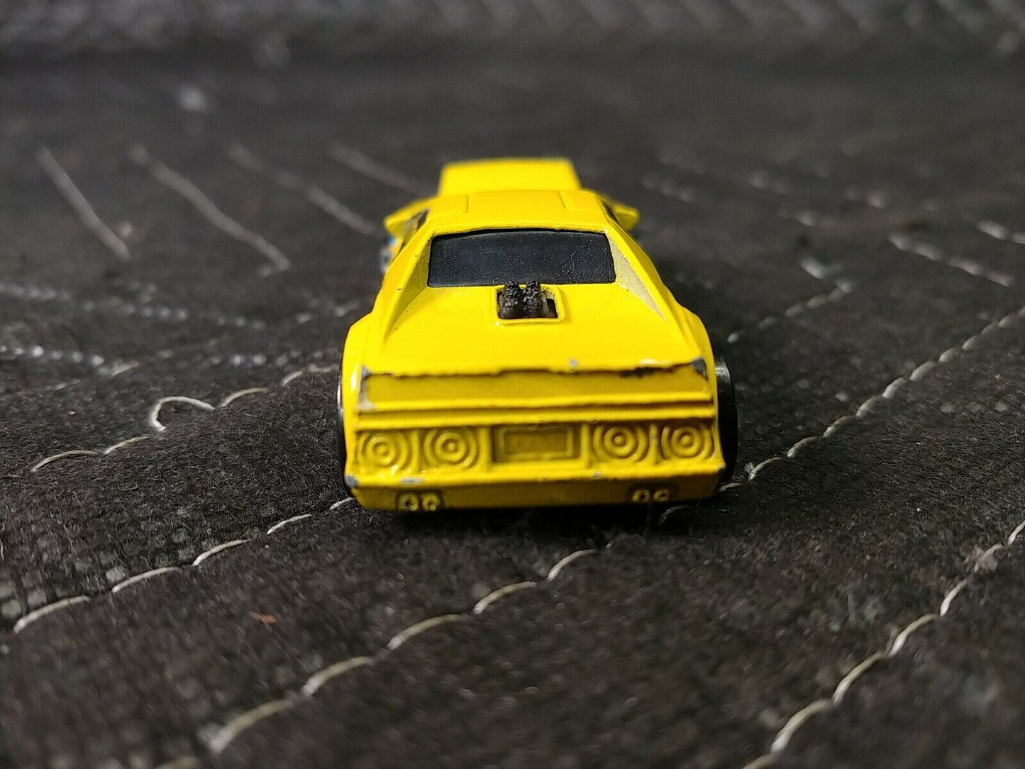 Vintage 1983 Hot Wheels Crack-Ups BASHER Yellow Cruiser Hong Kong Die-cast Car