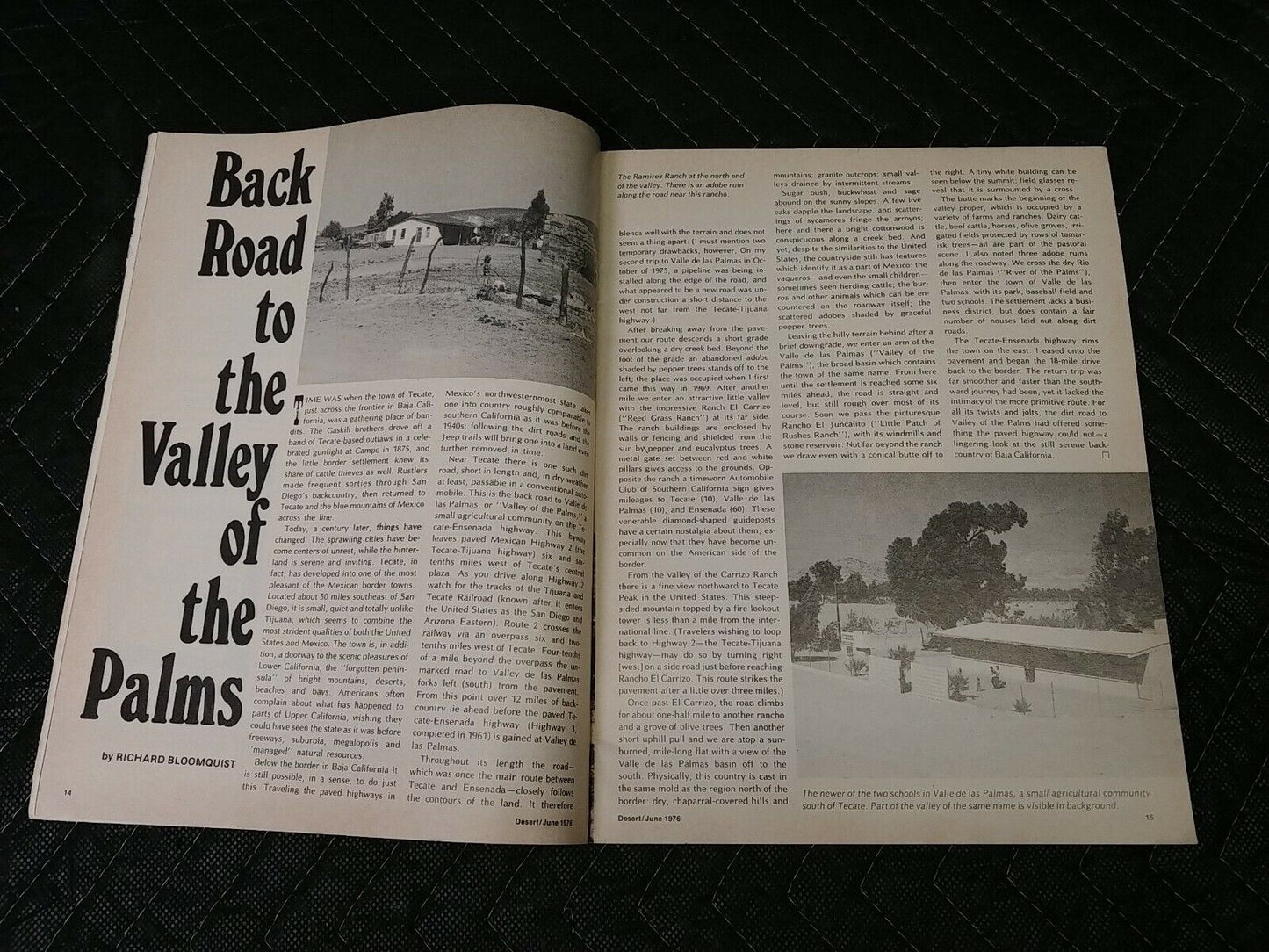 Vintage Desert Magazine June 1976