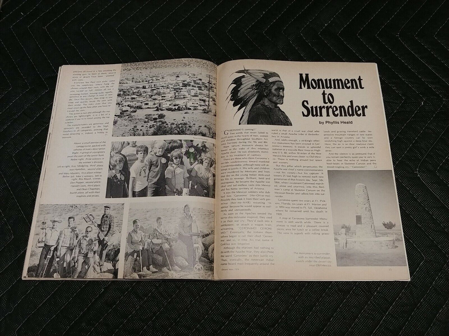 Vintage Desert Magazine March 1974