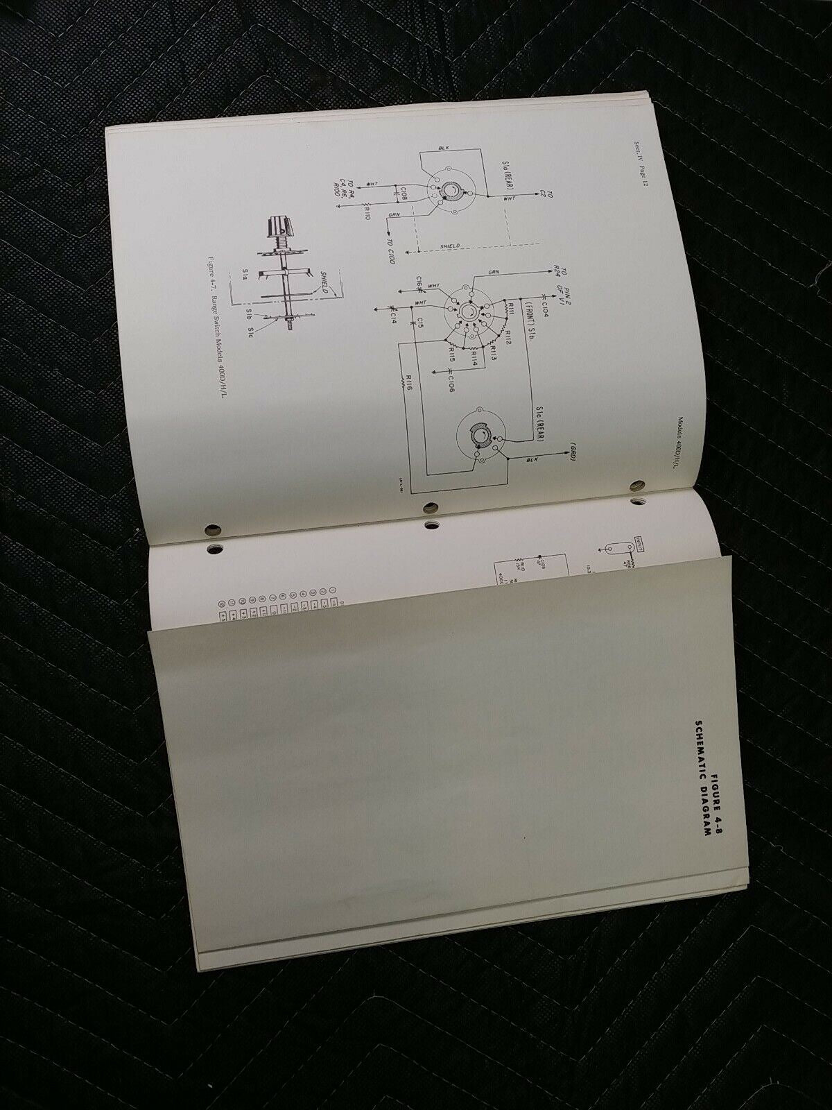 HP 400D/H/L Vacuum Tube Voltmeter Operating and Servicing Manual W/ Schematics