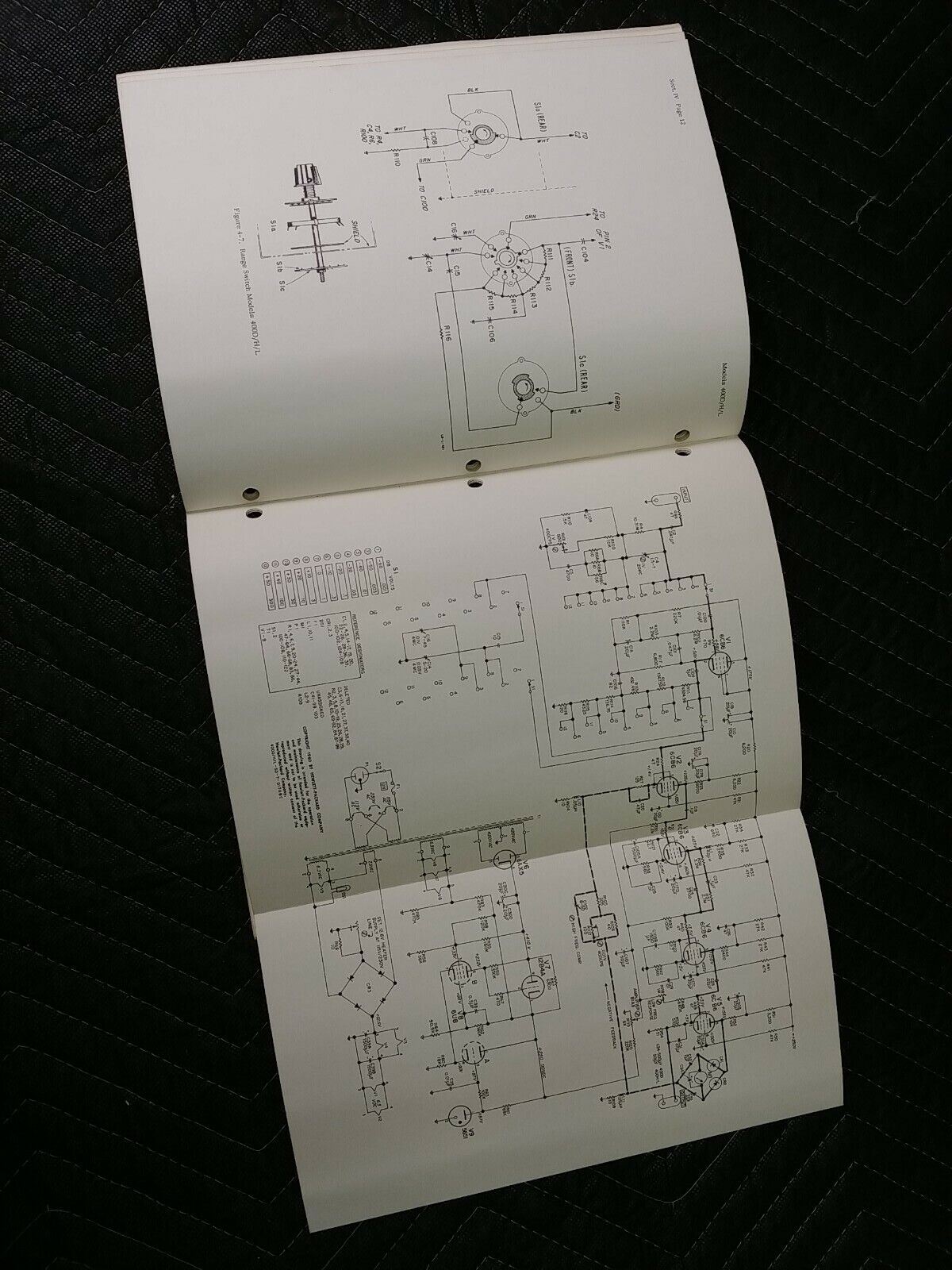 HP 400D/H/L Vacuum Tube Voltmeter Operating and Servicing Manual W/ Schematics