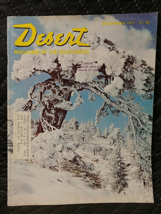 Vintage Desert Magazine December 1977