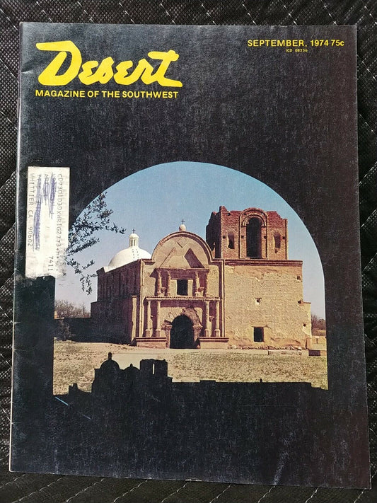 Vintage Desert Magazine September 1974