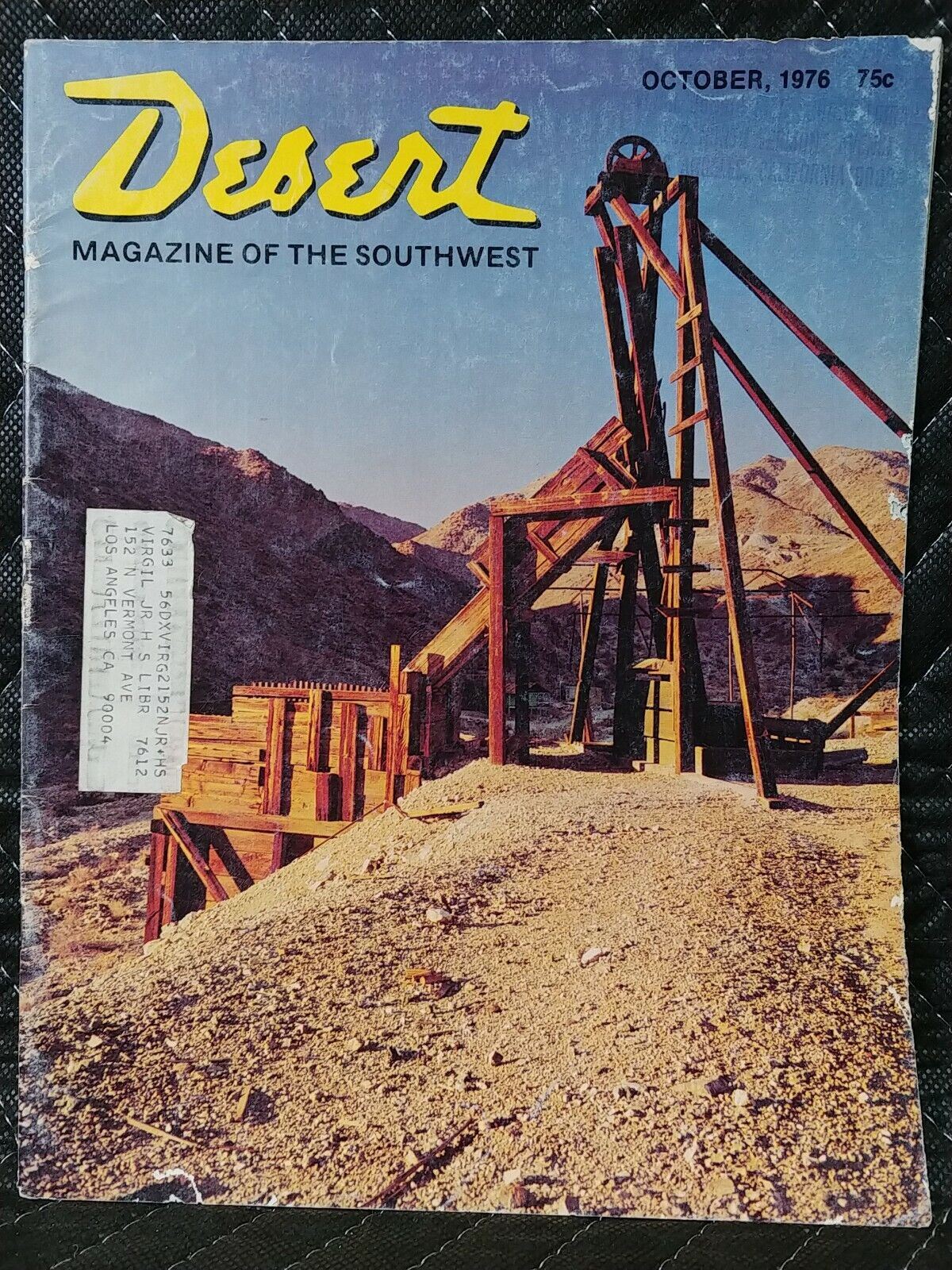 Vintage Desert Magazine October 1976
