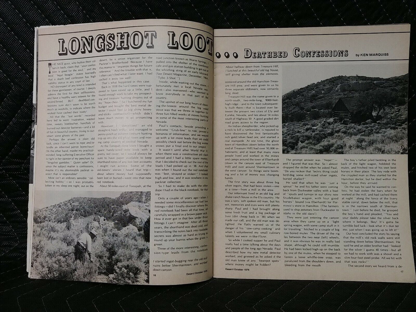 Vintage Desert Magazine October 1976