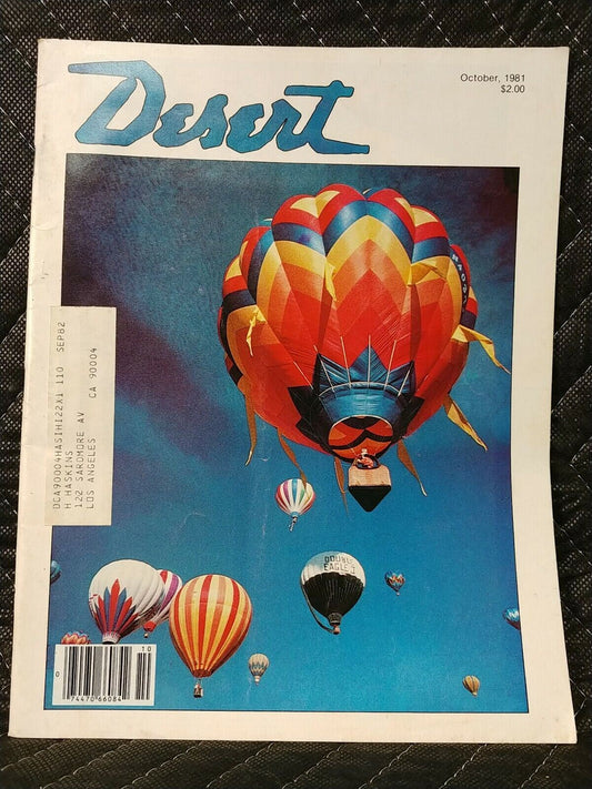 Vintage Desert Magazine October 1981