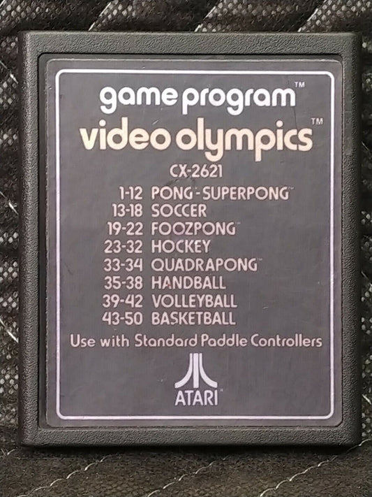 Atari 2600 Video Olympics CX-2621 Video Game Cartridge.