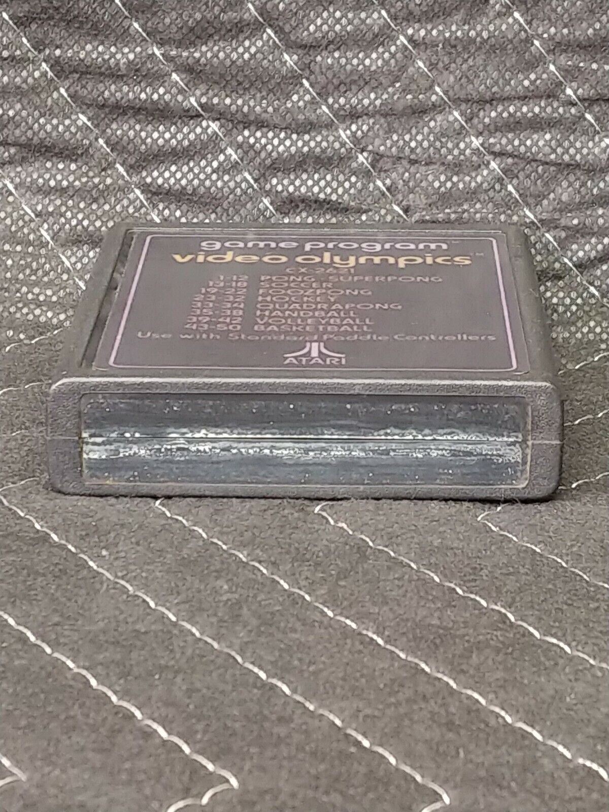 Atari 2600 Video Olympics CX-2621 Video Game Cartridge.