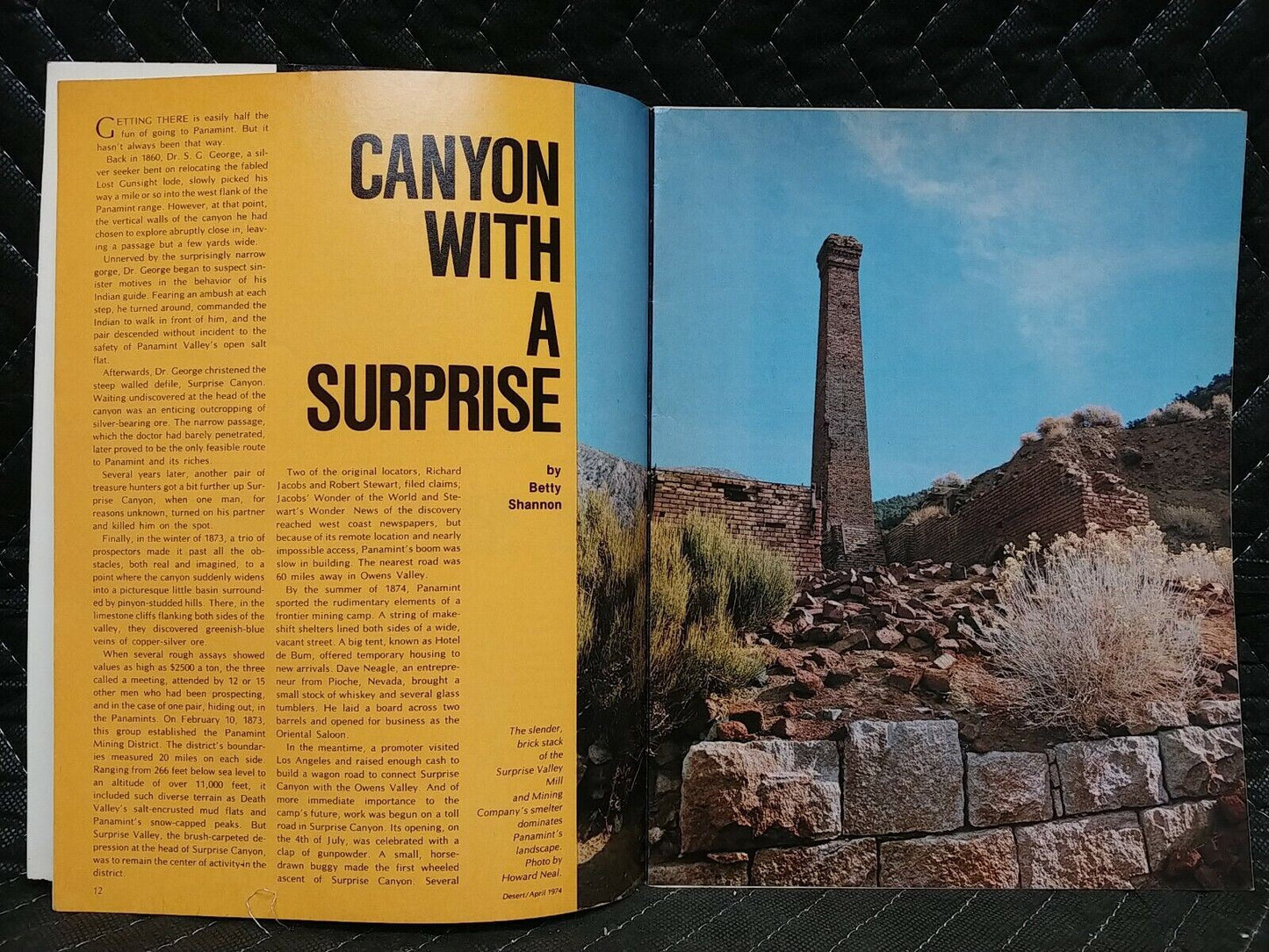 Vintage Desert Magazine April 1974