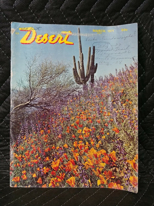 Vintage Desert Magazine March 1971