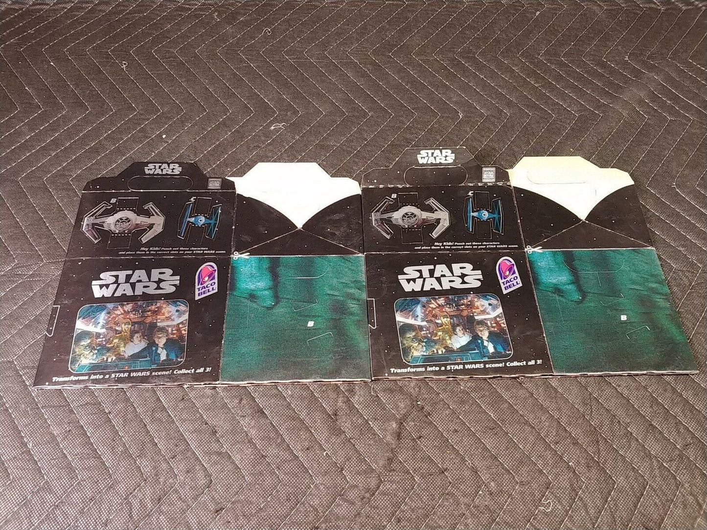 Taco Bell Star Wars The Empire Strikes Back 1997 Kids Meal Box