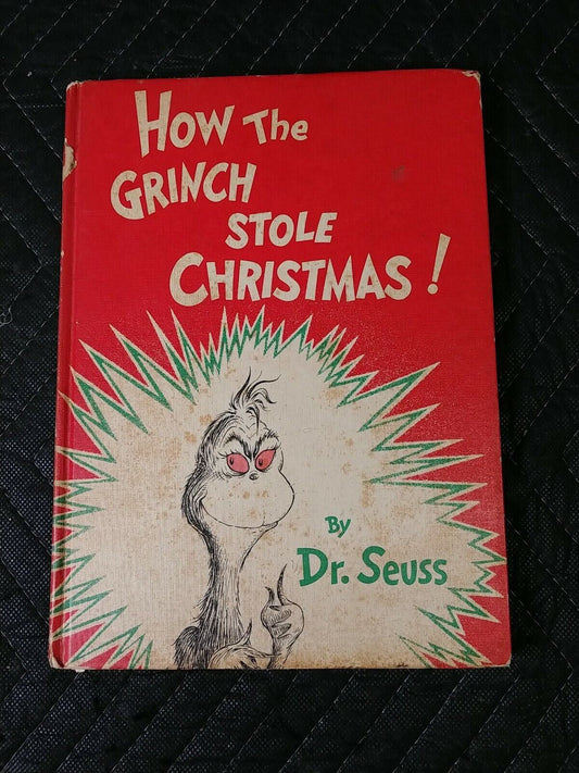 Dr Seuss 1957 How The Grinch Stole Christmas First Edition Hardcover