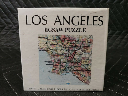 Vintage Nordevco Los Angeles Jigsaw Puzzle 100 Pieces 7 1/2"×7 1/2"