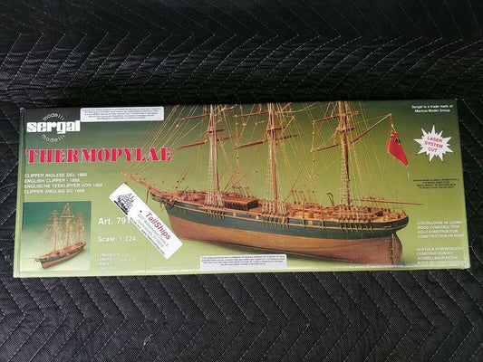 VINTAGE ~ SERGAL THERMOPYLAE ENGLISH CLIPPER 1868 MODEL SHIP KIT