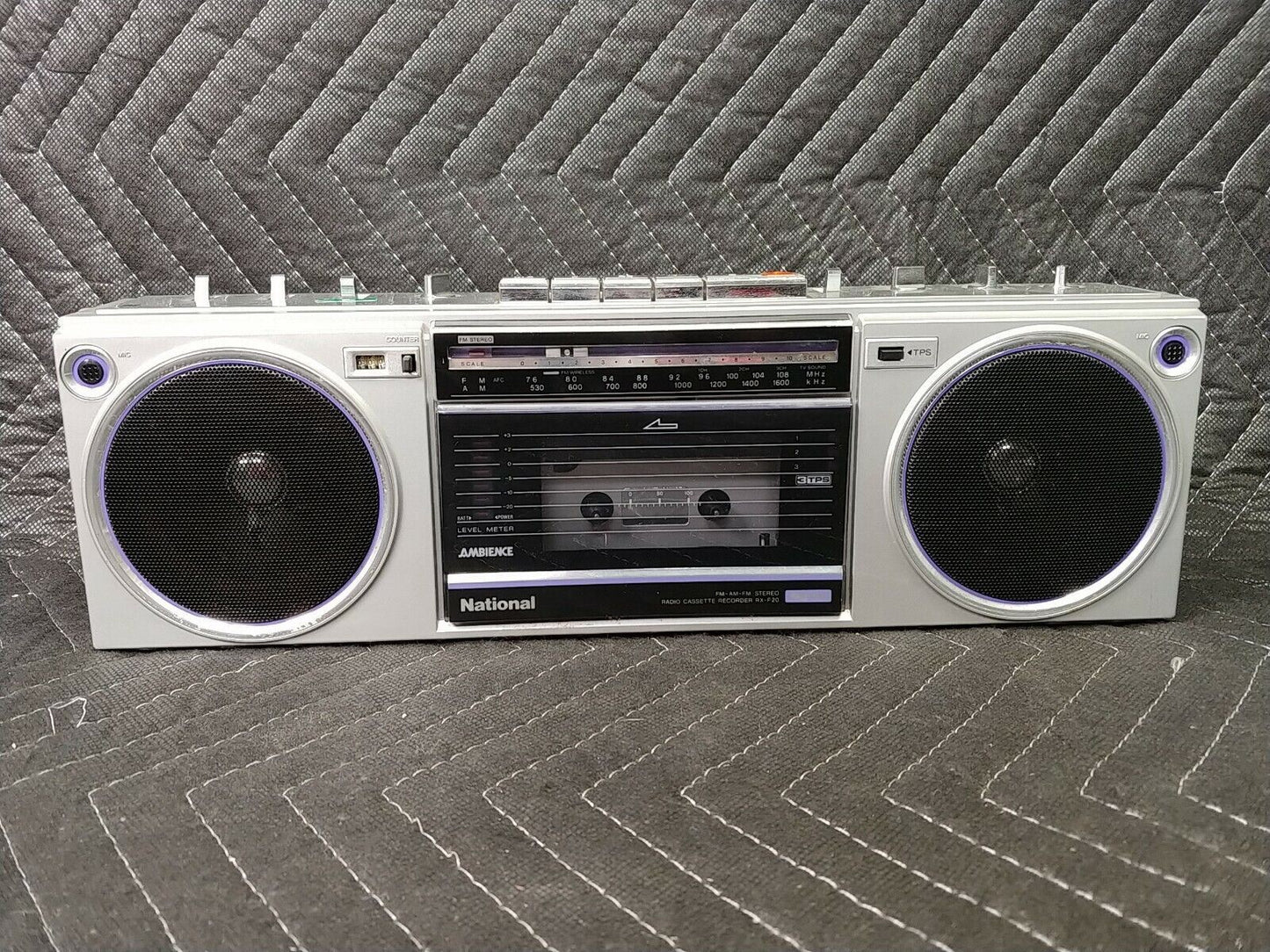National RX-F20 Stereo BOOMBOX Japan FM/AM Radio Cassette