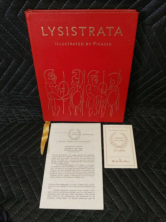 Aristophanes, Gilbert Seldes, Pablo Picasso LYSISTRATA Easton Press 1st Edition