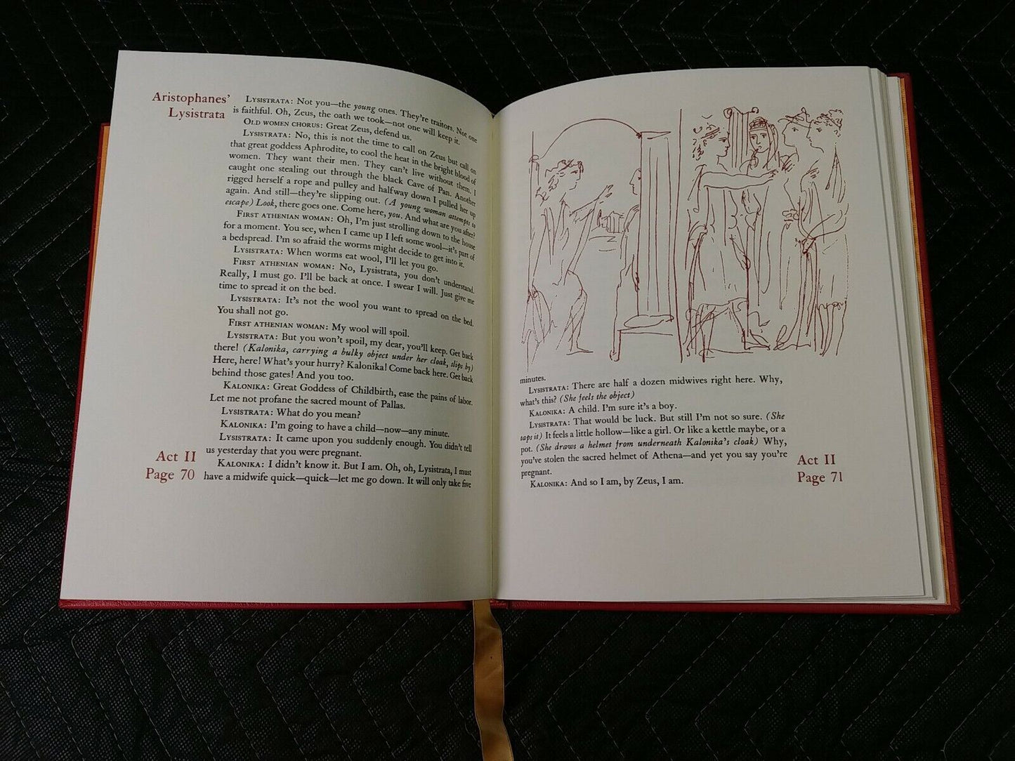 Aristophanes, Gilbert Seldes, Pablo Picasso LYSISTRATA Easton Press 1st Edition