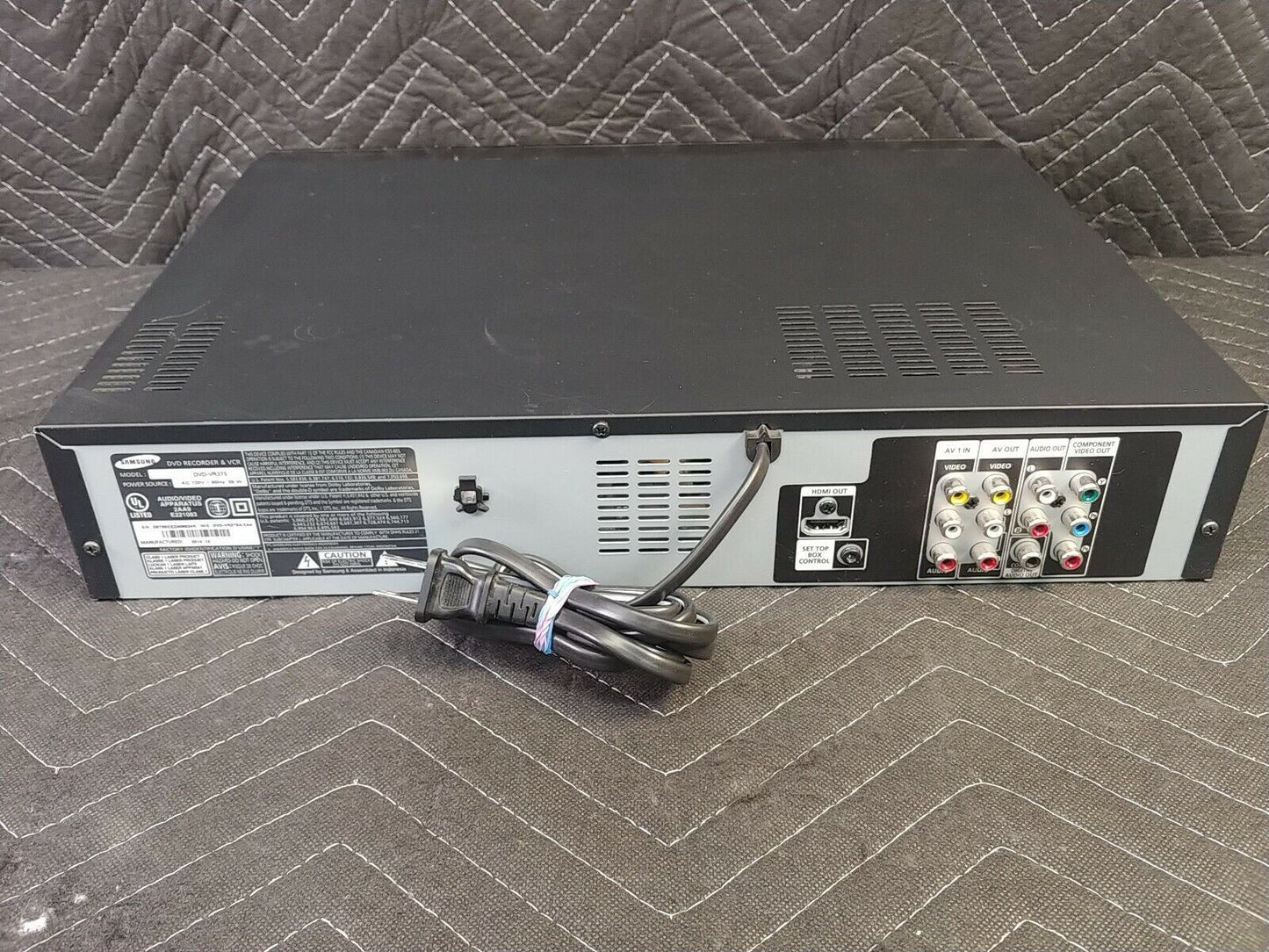 Samsung DVD Recorder & VCR DVD-VR375 W/Remote Tested