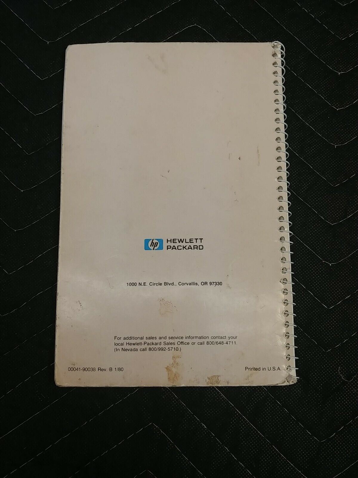 Hewlett-Packard HP-41C Application Pac / Surveying Pac Box, Manual & Papers Only