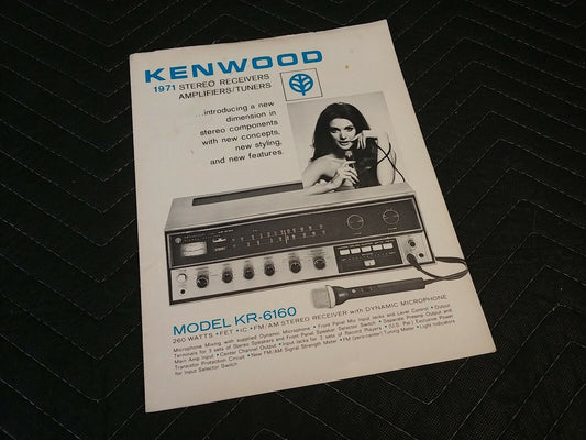 1971 Kenwood Stereo Receivers Amplifiers/Tuners Ad Brochure