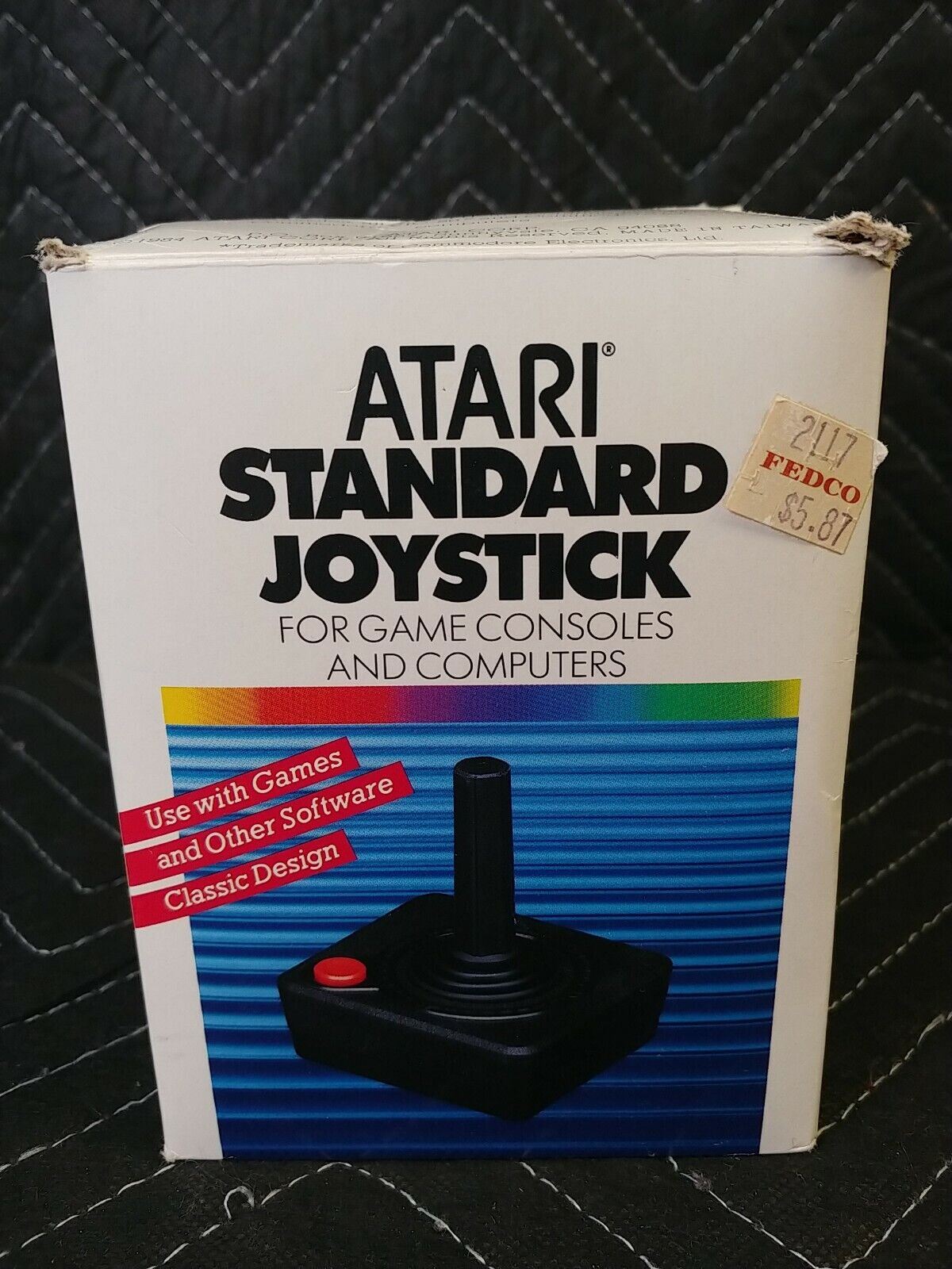 Original Vintage Atari 2600 Standard Joystick Controller In Box 1984 CX40