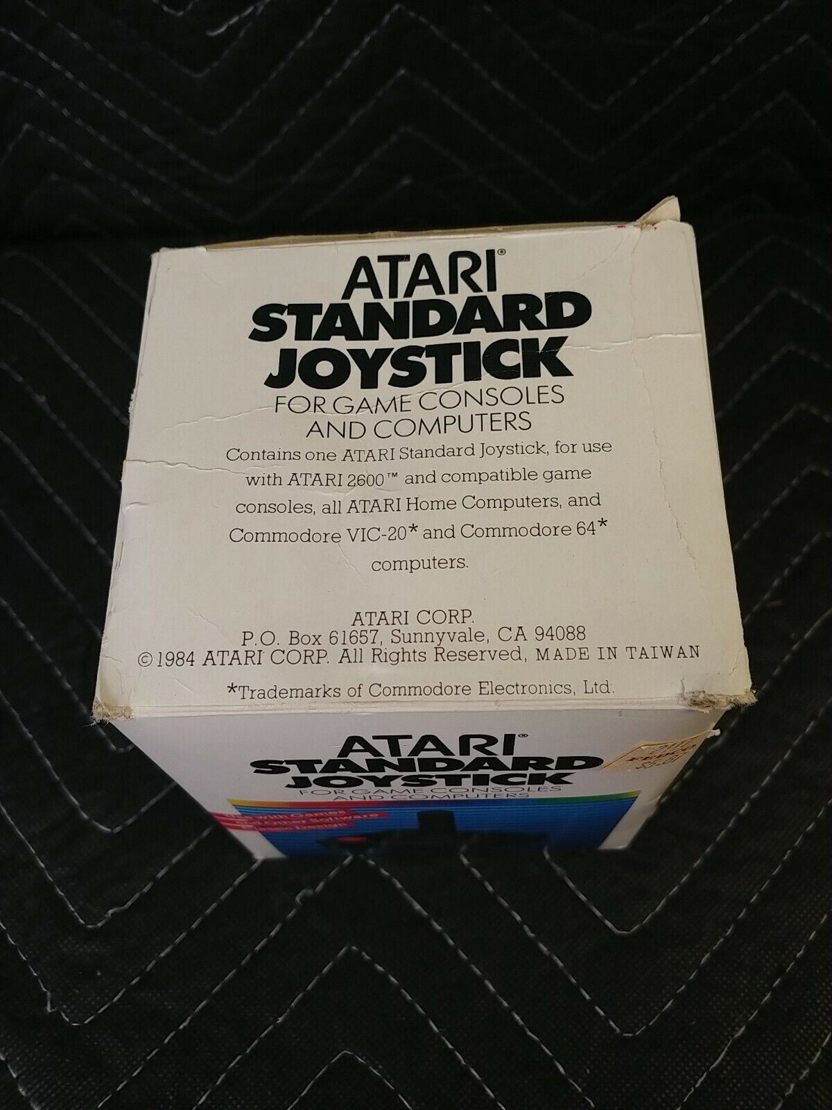 Original Vintage Atari 2600 Standard Joystick Controller In Box 1984 CX40