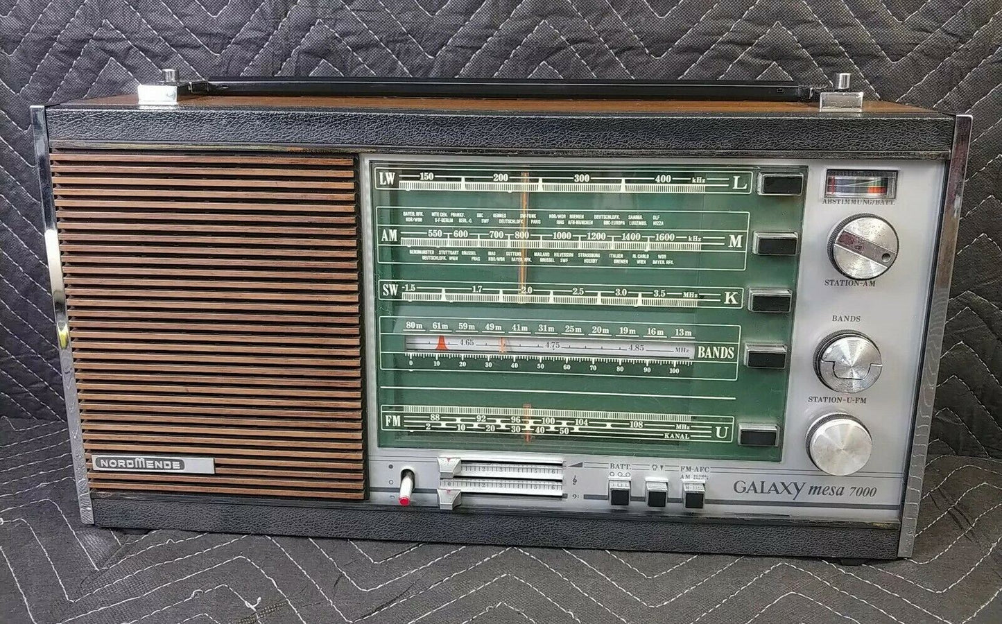 NordMende Galaxy Mesa 7000 Transistor Radio *READ*