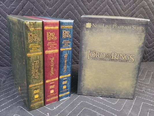 Lord of the Rings: The Motion Picture Trilogy (DVD, 2004, 12-Disc Set, Extended)