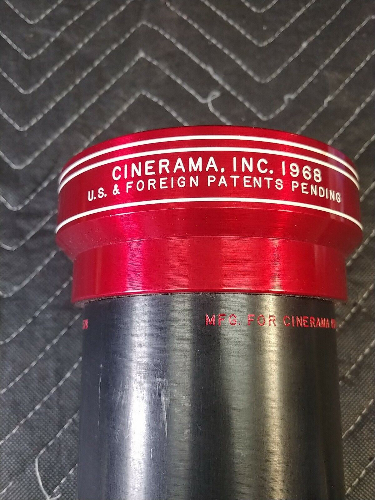 70mm CINERAMA Cinema Projection Lens 3.36" Focal Length, 101mm Barrel