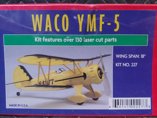 Dumas Products Inc. Waco YMF-5 Rubber Powered Kit 18"