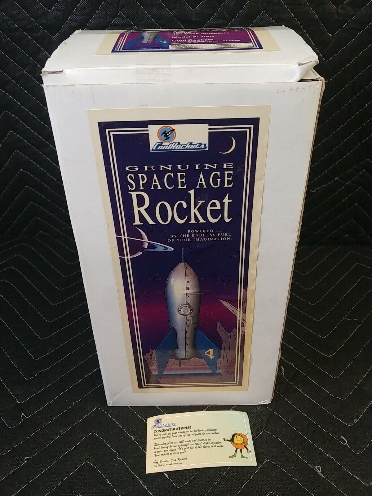 Genuine Space Age Rocket Bolts 10" Desk Sculpture * READ *