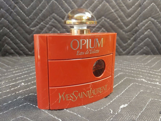 VINTAGE YVES SAINT LAURENT OPIUM 2 OZ, 50%+ Full MADE IN FRANCE