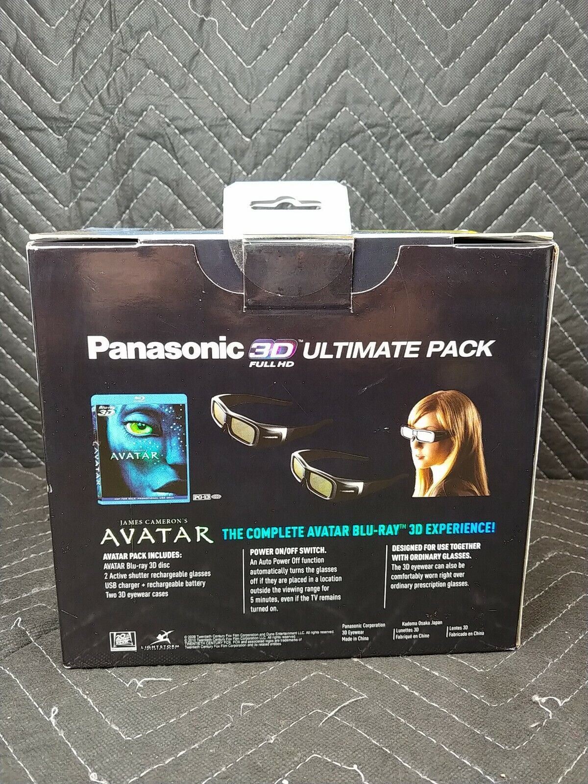 New Panasonic TY-EW3D2MMK2 3D Ultimate Pack (Avatar 3D + 2 Rechargeable Glasses)