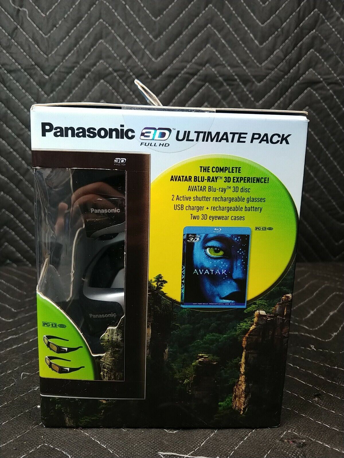 New Panasonic TY-EW3D2MMK2 3D Ultimate Pack (Avatar 3D + 2 Rechargeable Glasses)