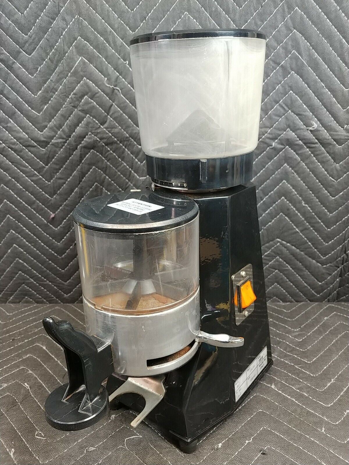 Bezzera Pasquini Espresso Moka Burr Grinder with Adjustable Doser