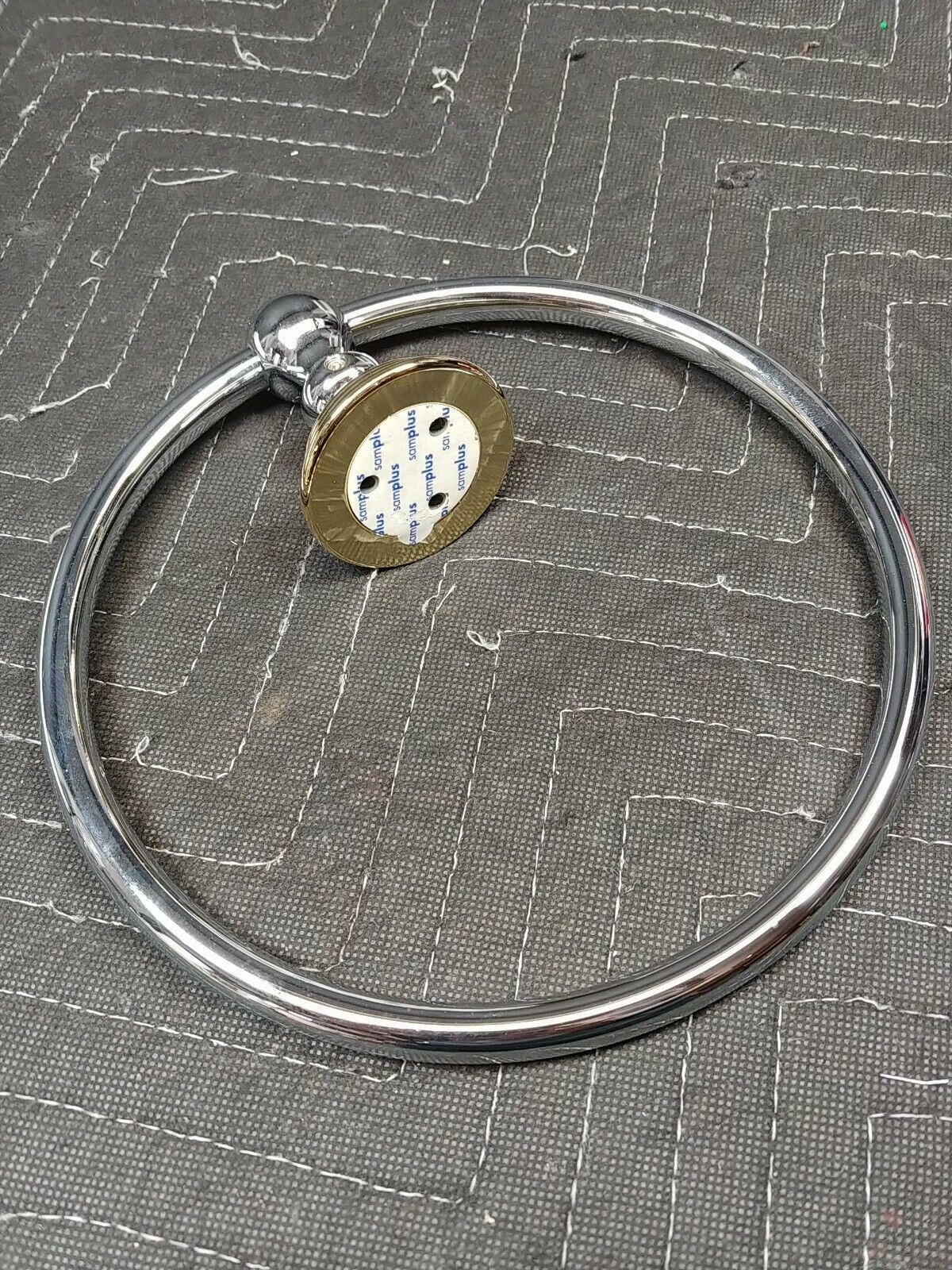 Grohe 40 047 Chrome/Polished Brass 8" Wall Mounted Towel Ring