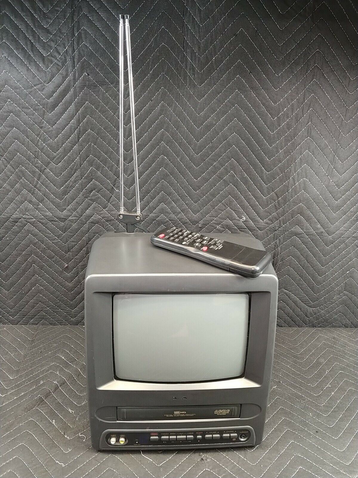 Symphonic 9" TV - VCR Combo w/ remote Vintage Model SC3809 Tube Gamer Television