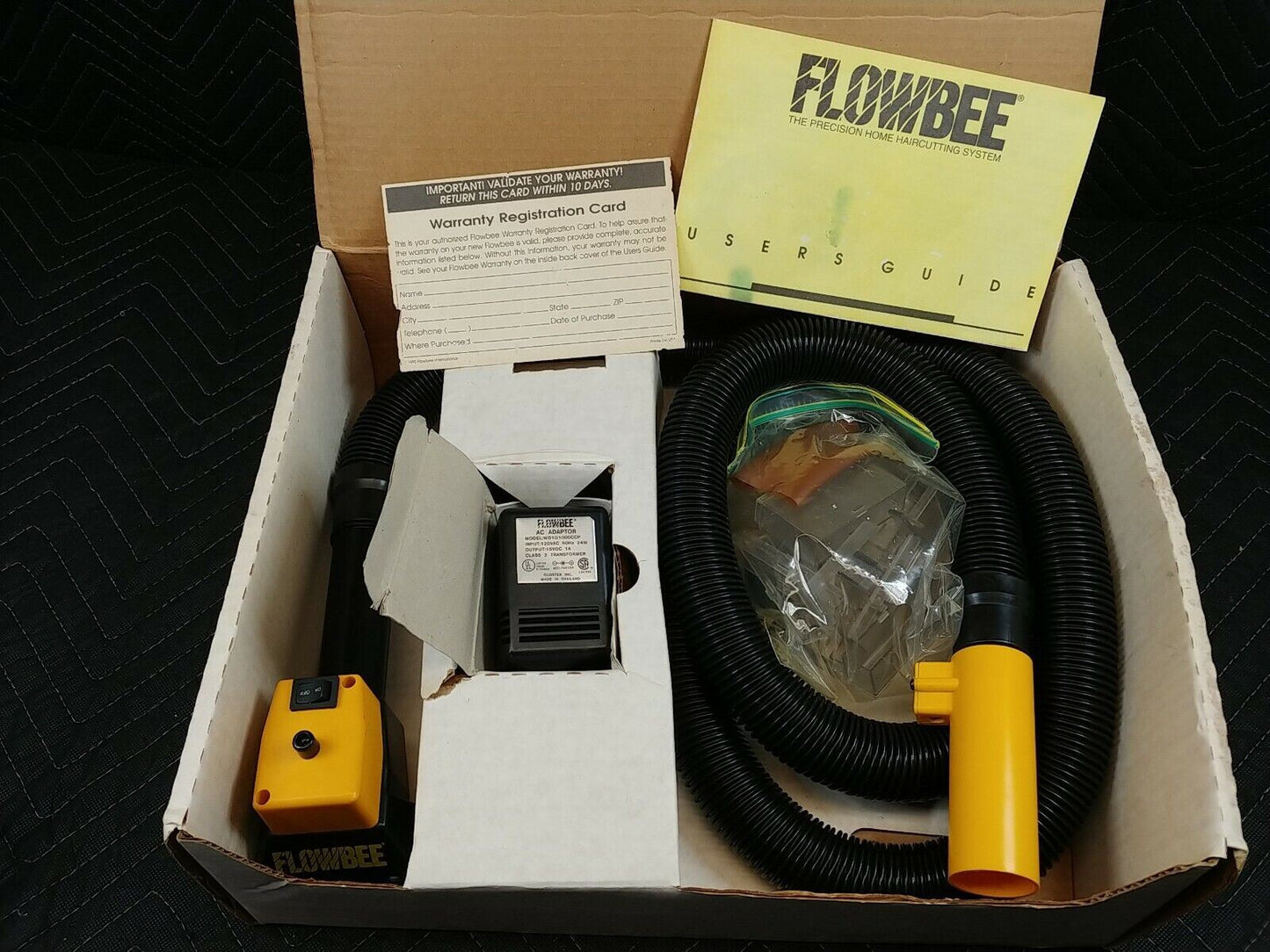 Flowbee The Precision Home Haircutting System In Box With Accessories