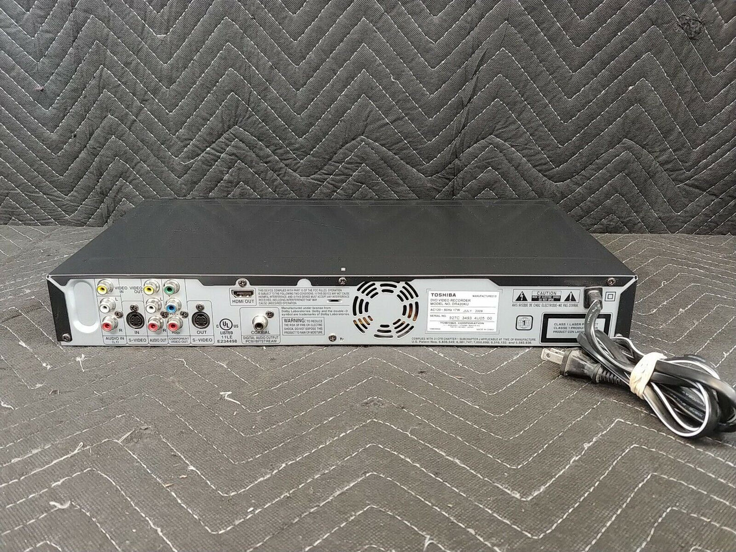 Toshiba DR420 DVD Recorder & Player HDMI Works