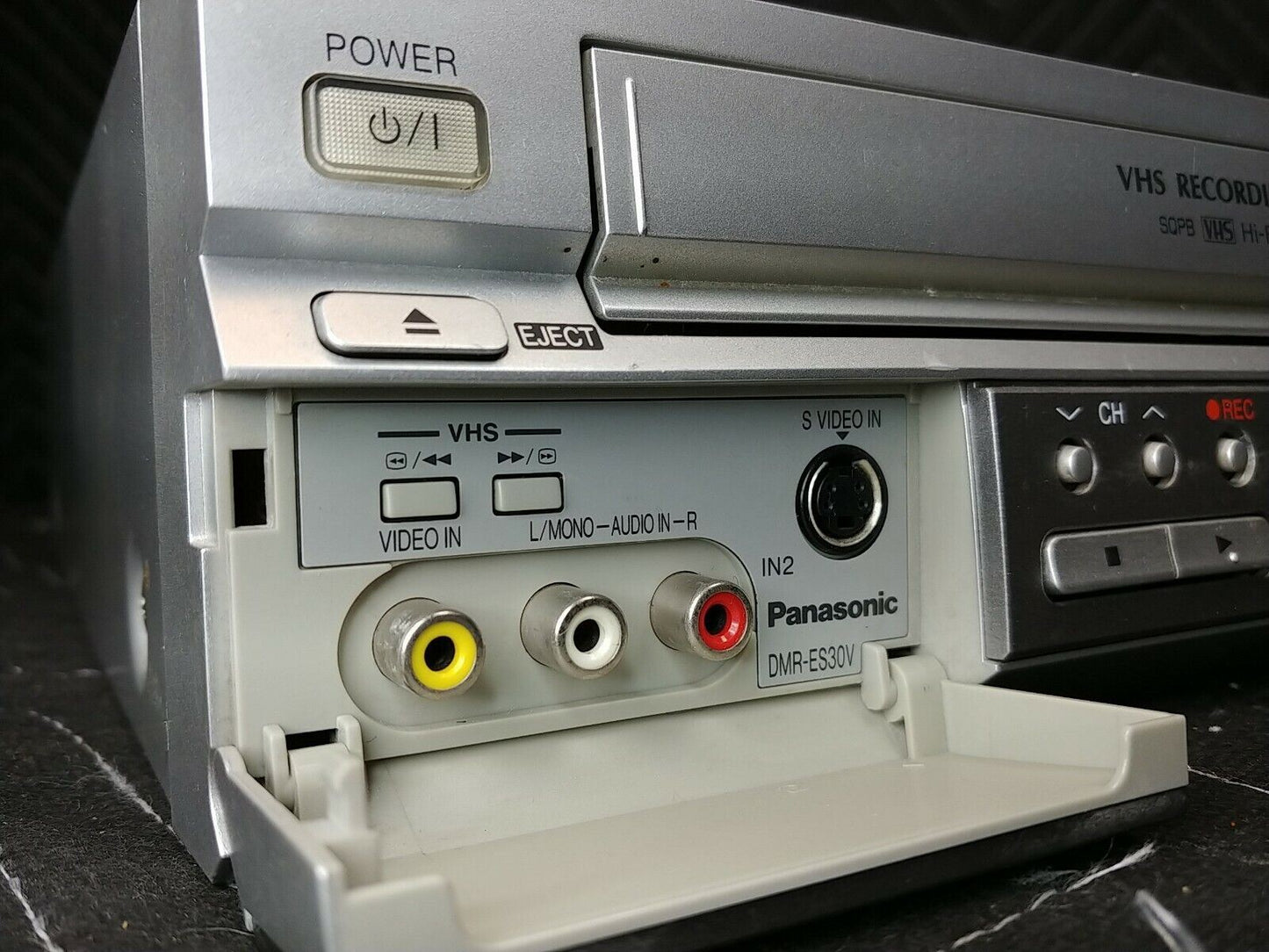 Panasonic DMR-ES30V DVD Recorder VCR Combo Copy VHS to DVD NO Remote TESTED