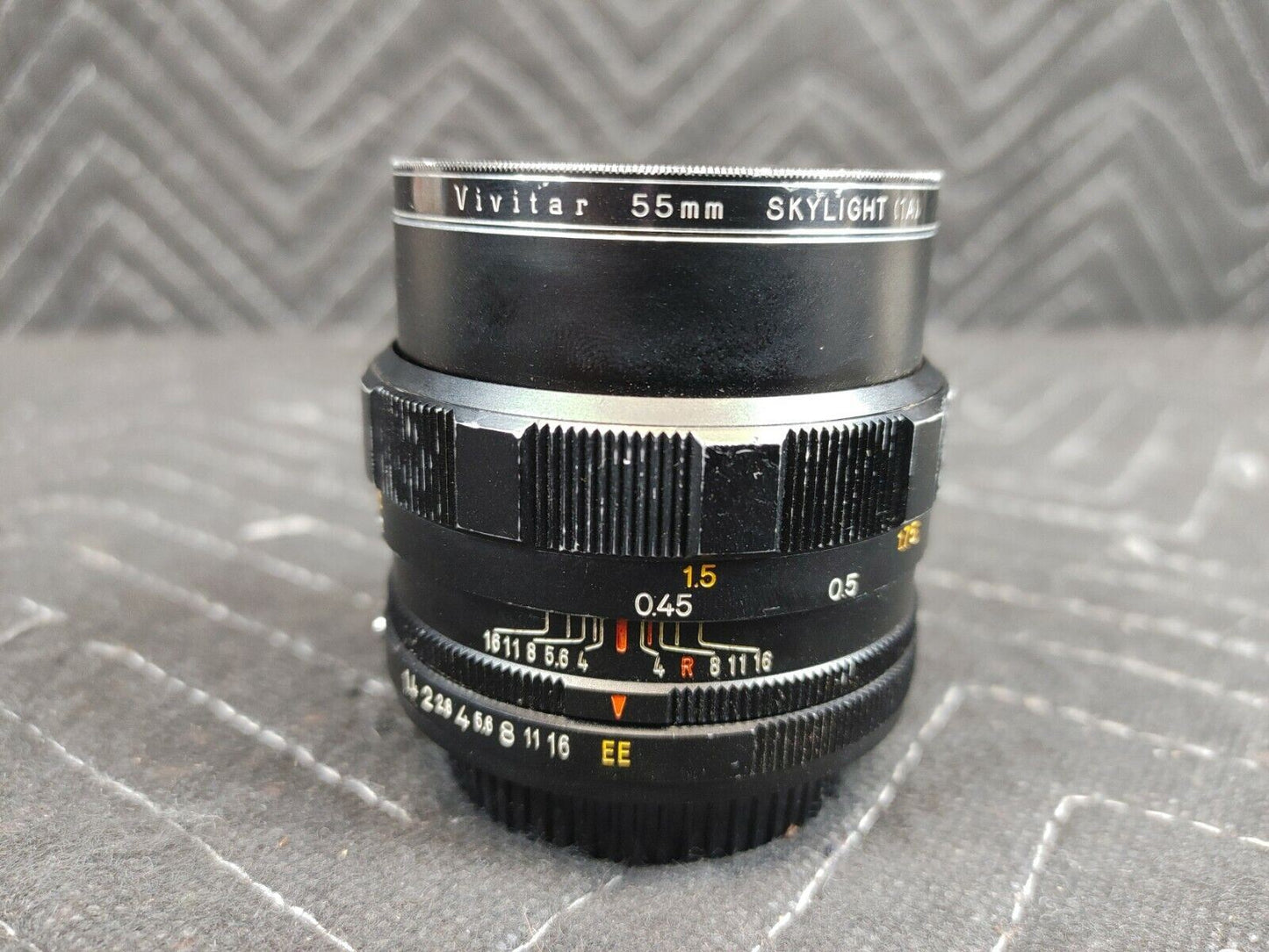 Konica Hexanon AR 57mm 1.4 Standard MF Lens From JAPAN