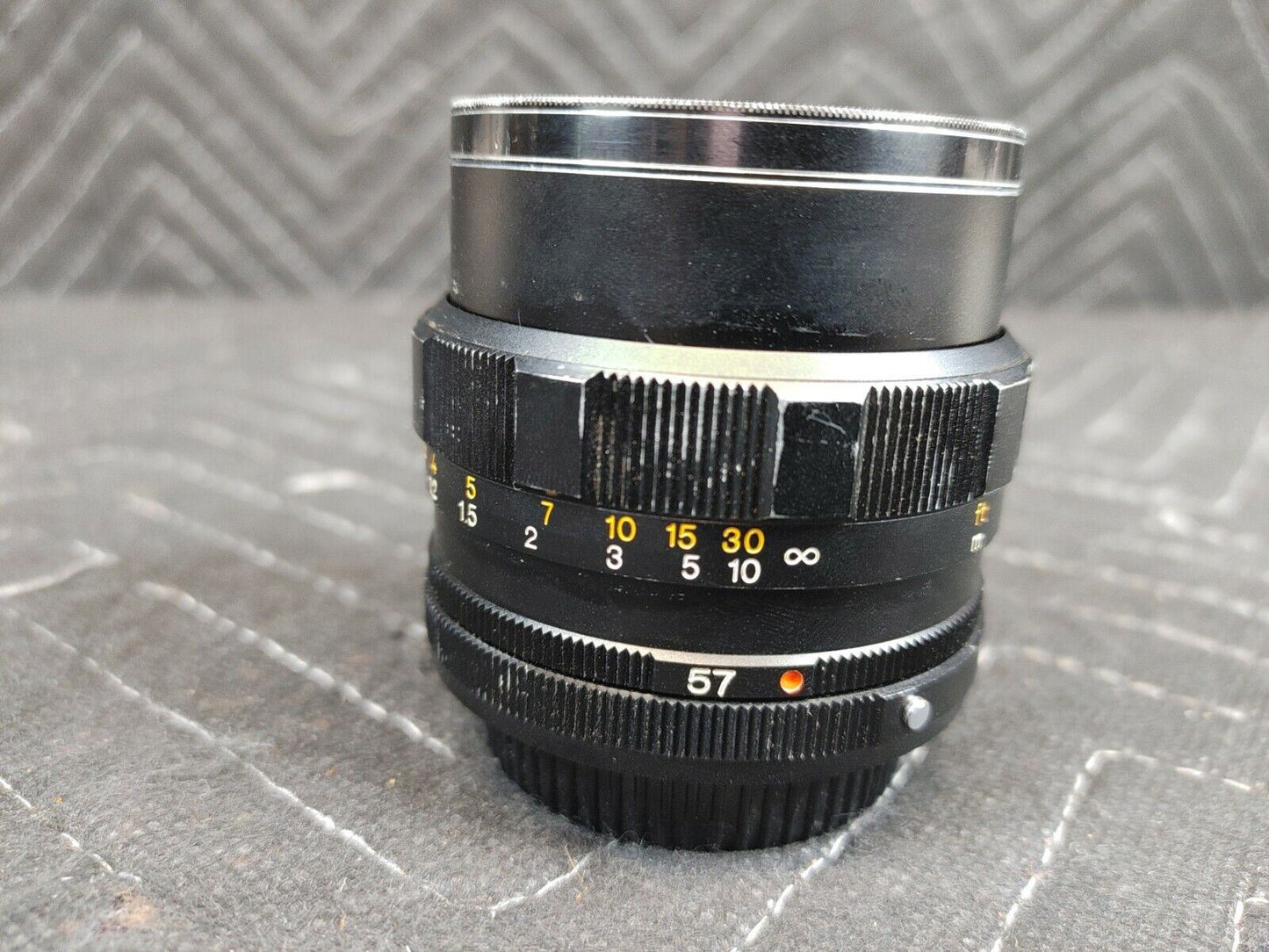 Konica Hexanon AR 57mm 1.4 Standard MF Lens From JAPAN