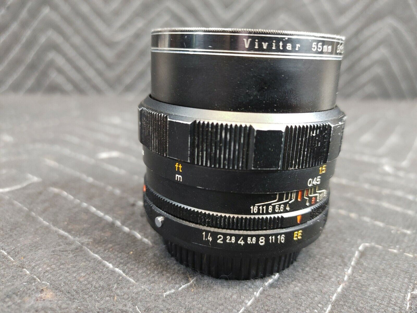 Konica Hexanon AR 57mm 1.4 Standard MF Lens From JAPAN