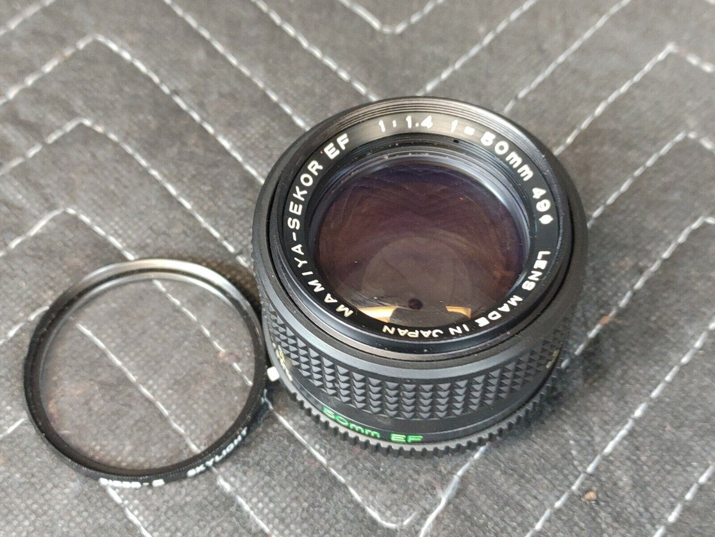 Mamiya Sekor 50mm f/1.4 EF Lens Excellent Cond Japan