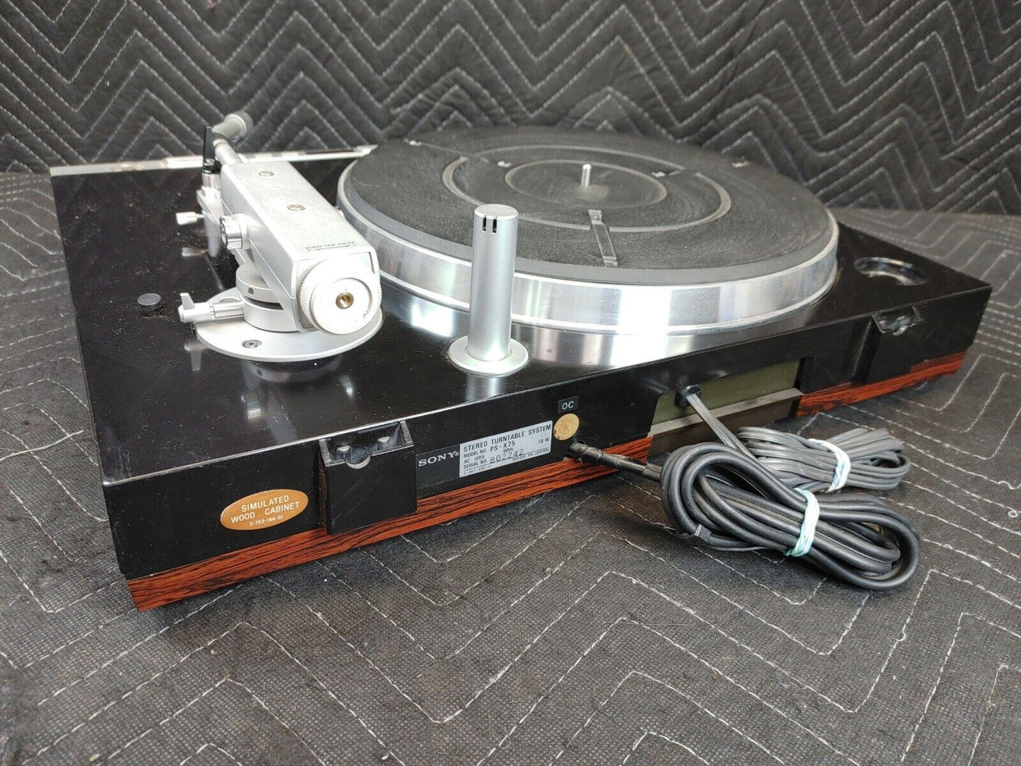 Sony PS-X75 Biotracer Stereo Turntable Vintage